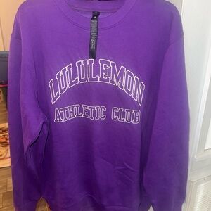 Lululemon Athletica Purple Crewneck Sweater